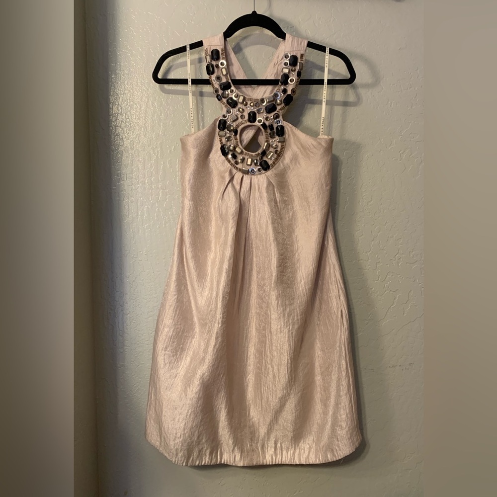 Alexia Admor Size S Wedding Guest Dress, Cross Back, Embellished